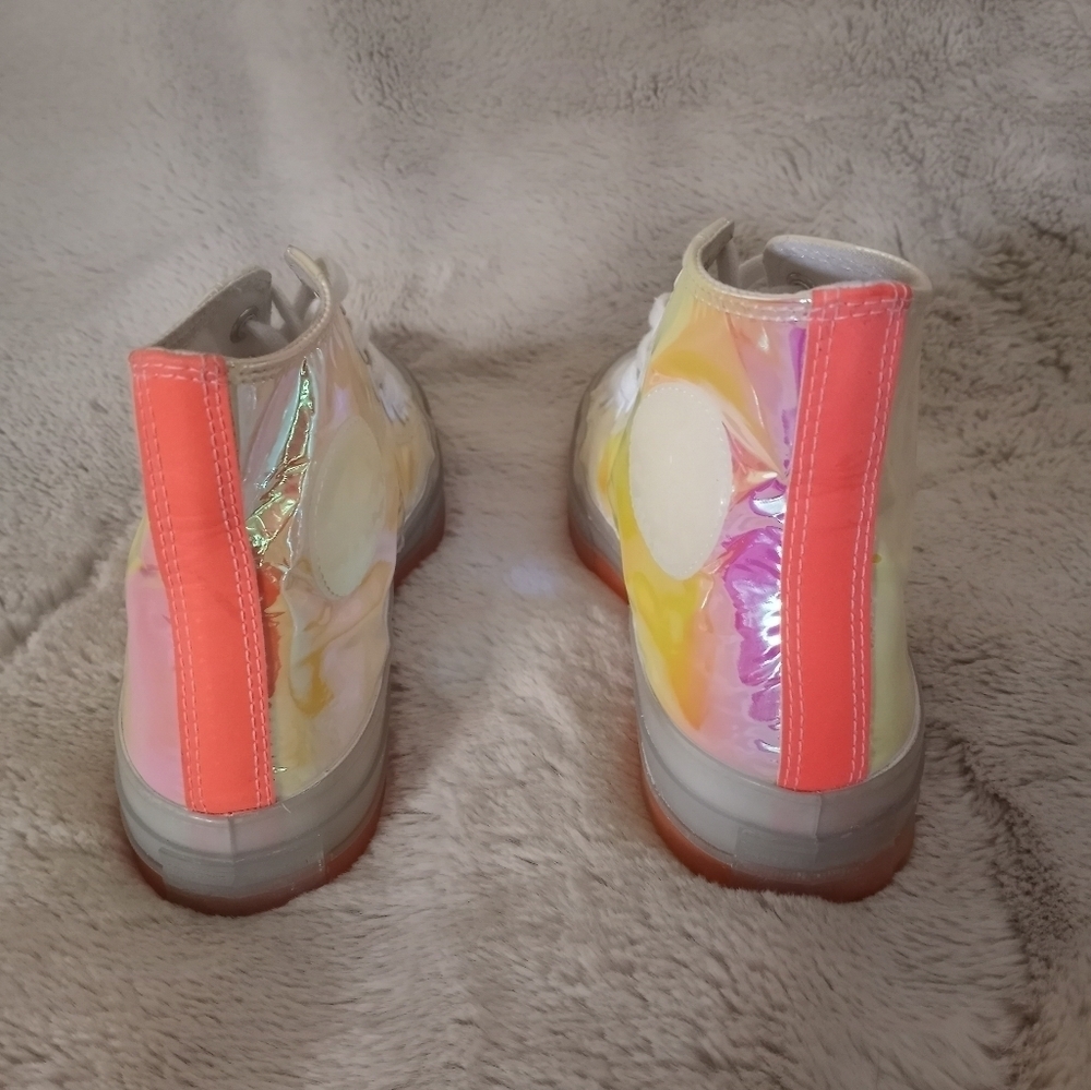 Converse Chuck 70 High Vis Iridescent Rainbow Hologram Metallic Unisex Festival - Picture 5 of 7
